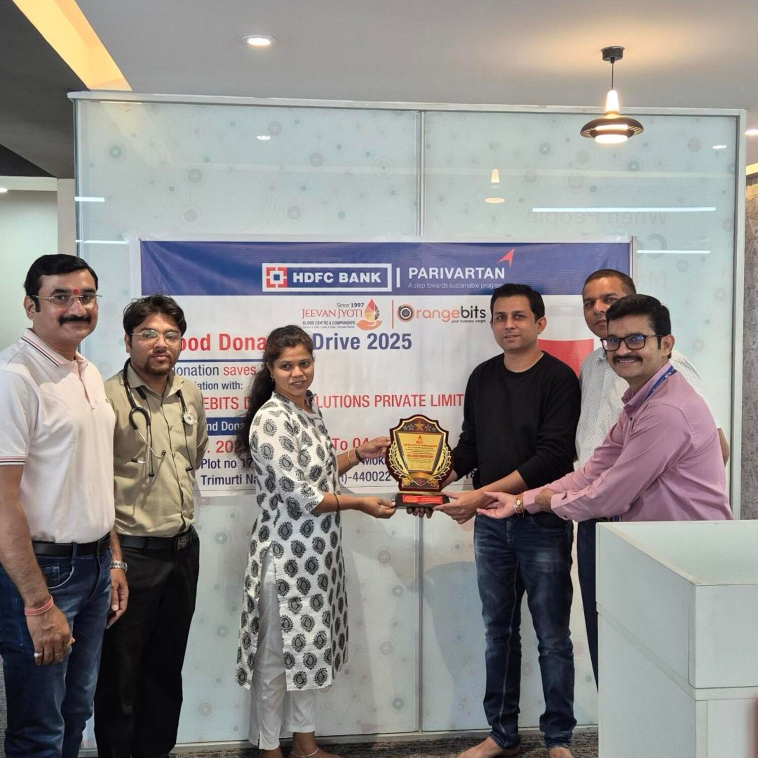 Blood Donation Camp at Orangebits Software Technologies