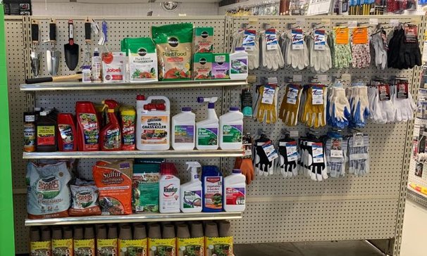 In-store gardening supplies