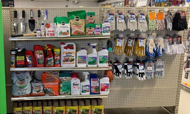 In-store gardening supplies