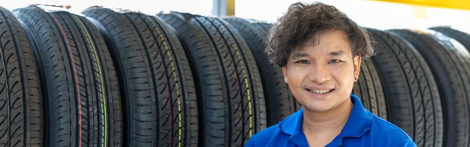 Tires with employee