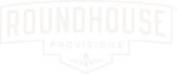 Roundhouse Provisions Brand Logo - White