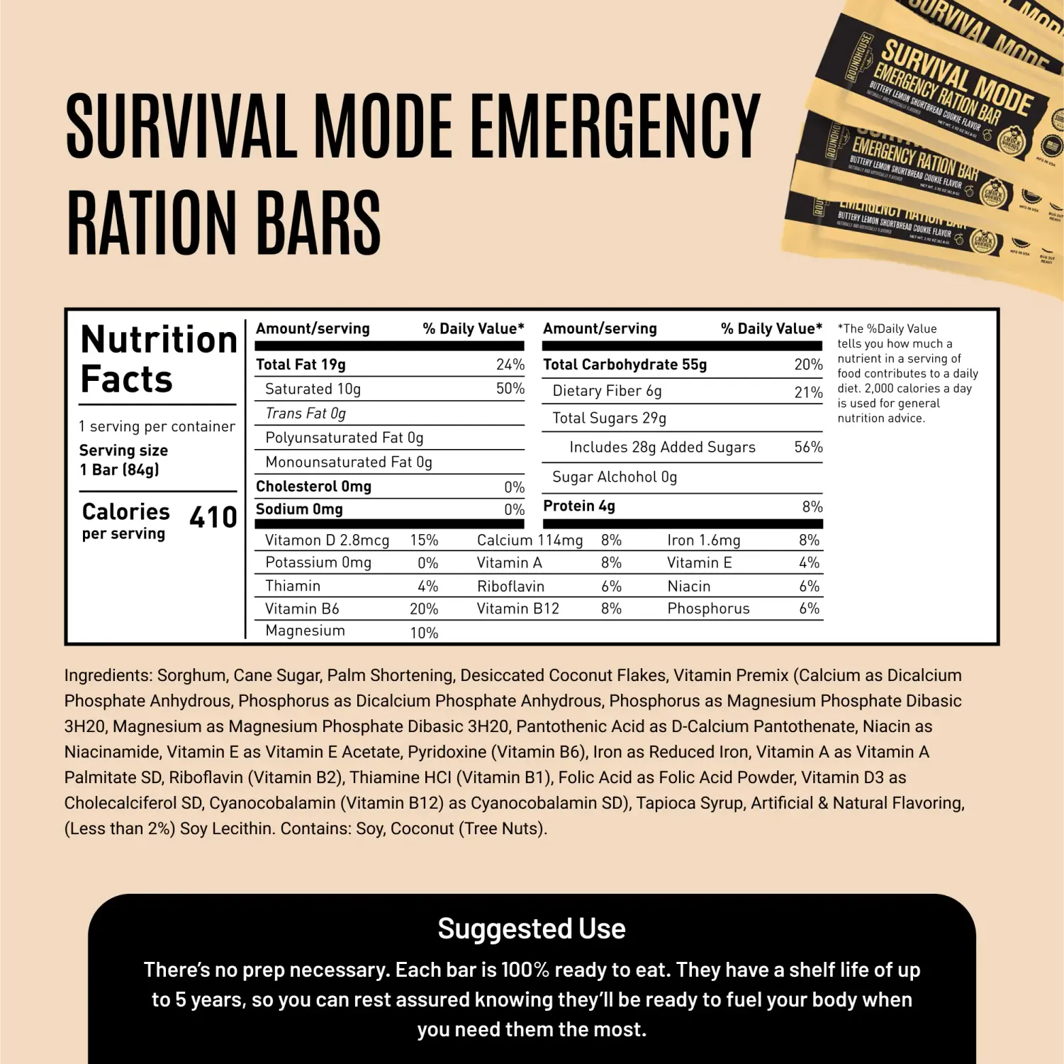 RHP Essentials Bundle carousel Survival Mode Emergency Ration Bars