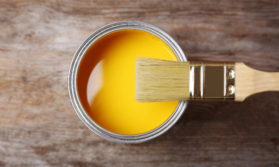 Paint with brush
