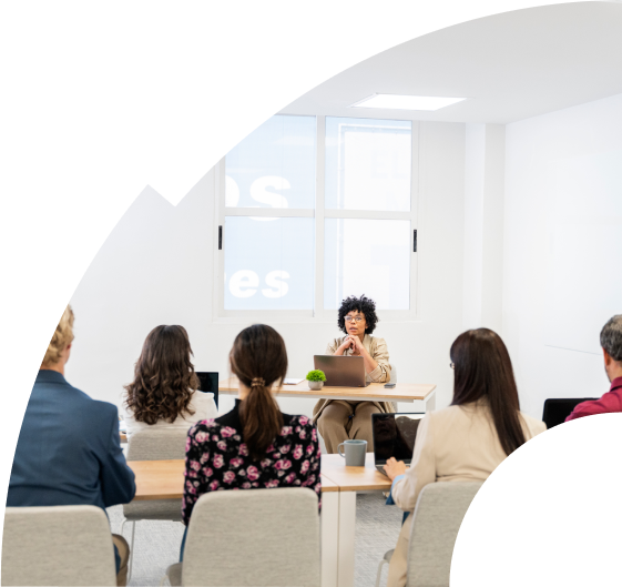 Financial Professionals Working
