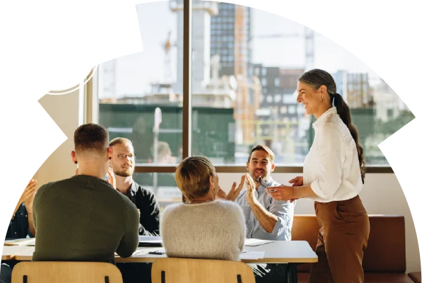 Financial Professionals Working