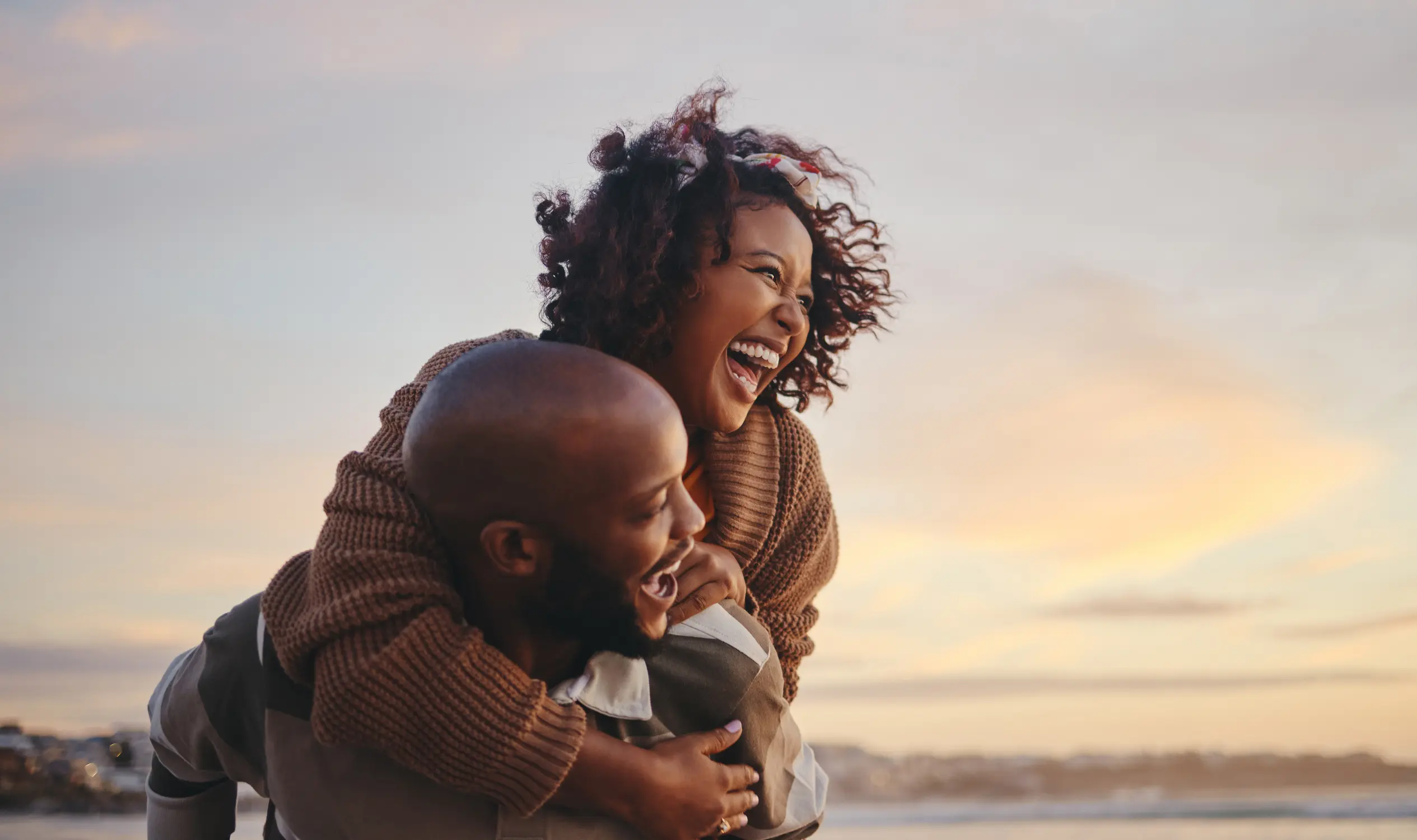 couple on beach