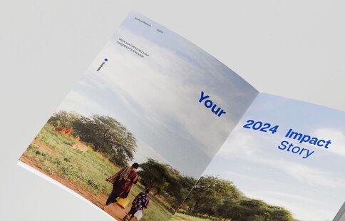 photo of the annual report booklet