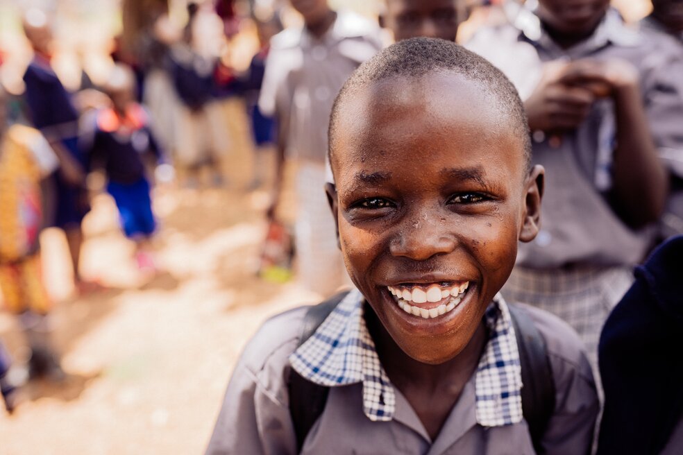 photo of a boy smiling