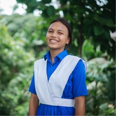 photo of Mohana, a 17 year old Compassion student from Bangladesh