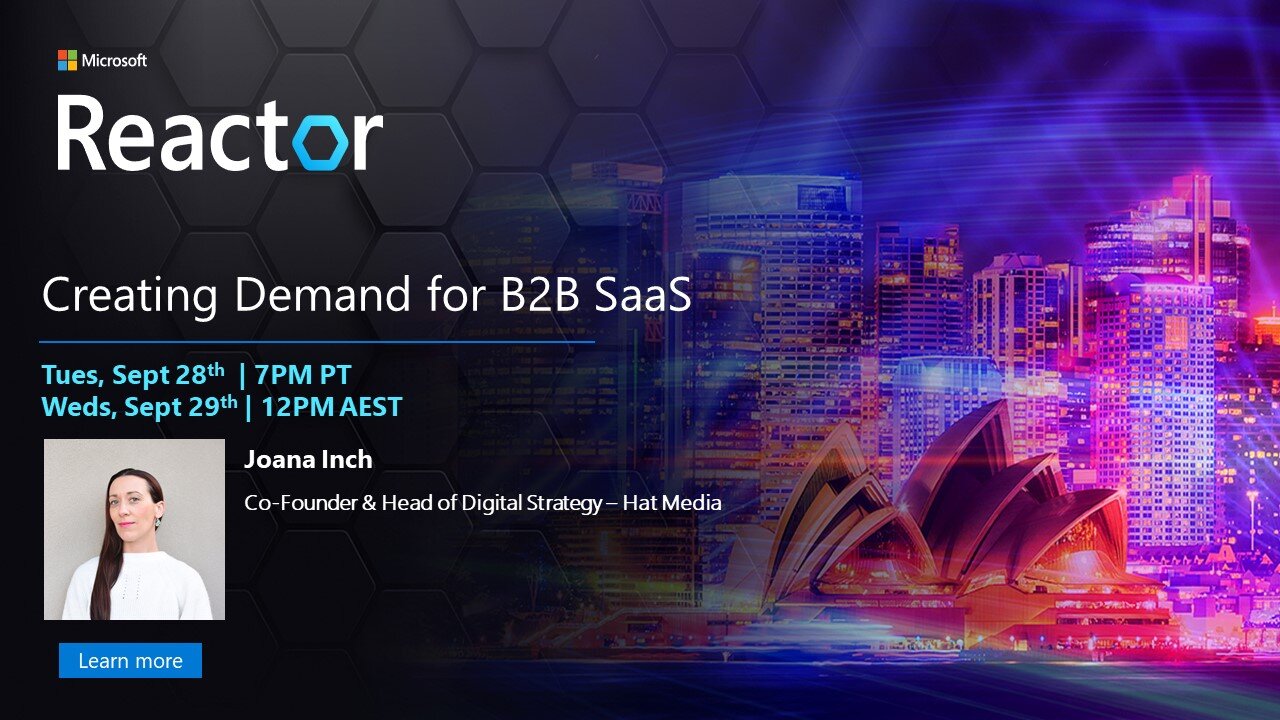 Creating Demand for B2B SaaS Webinar