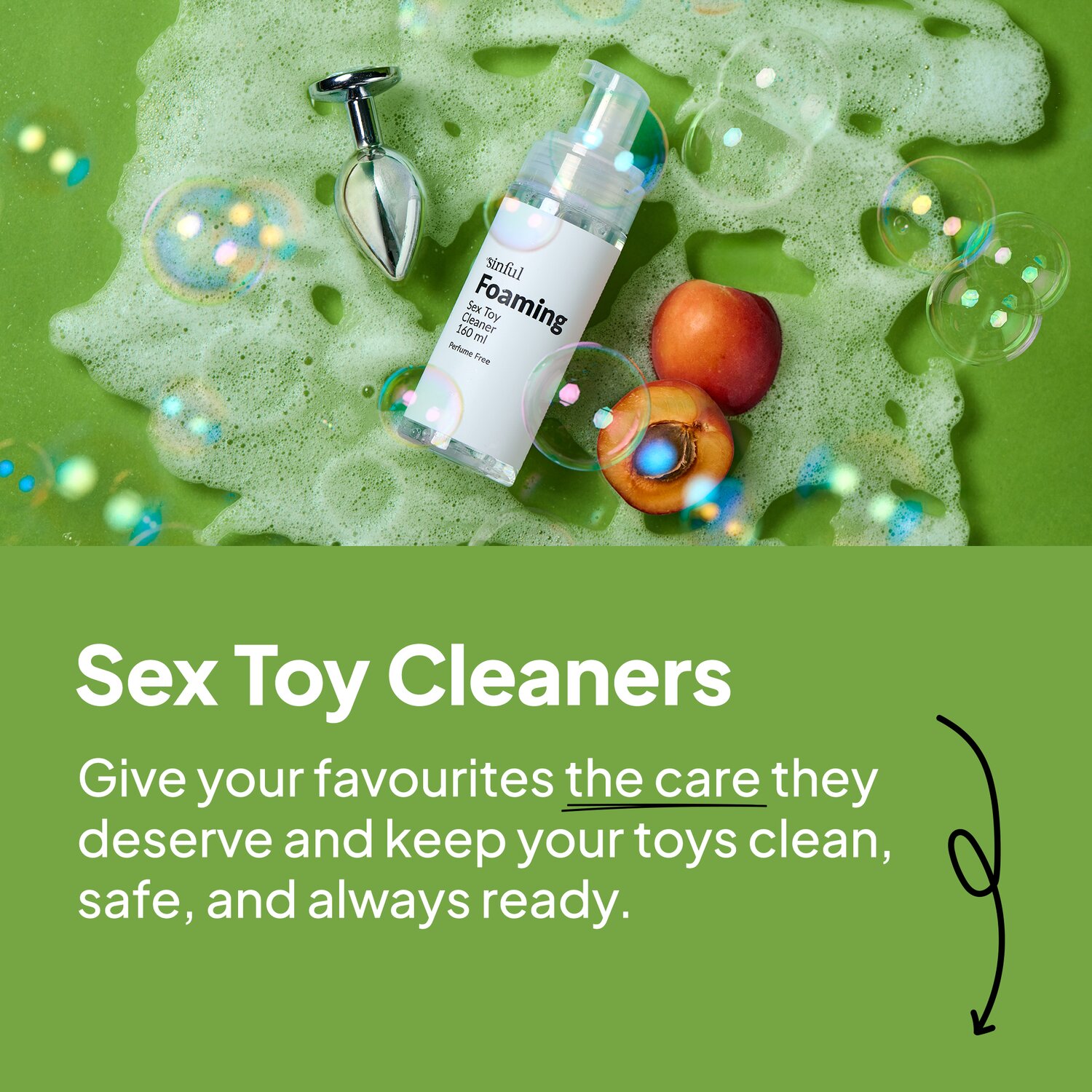 Sex Toy Cleaners. Give your favourites the care they deserve and keep your toys clean, safe, and always ready.