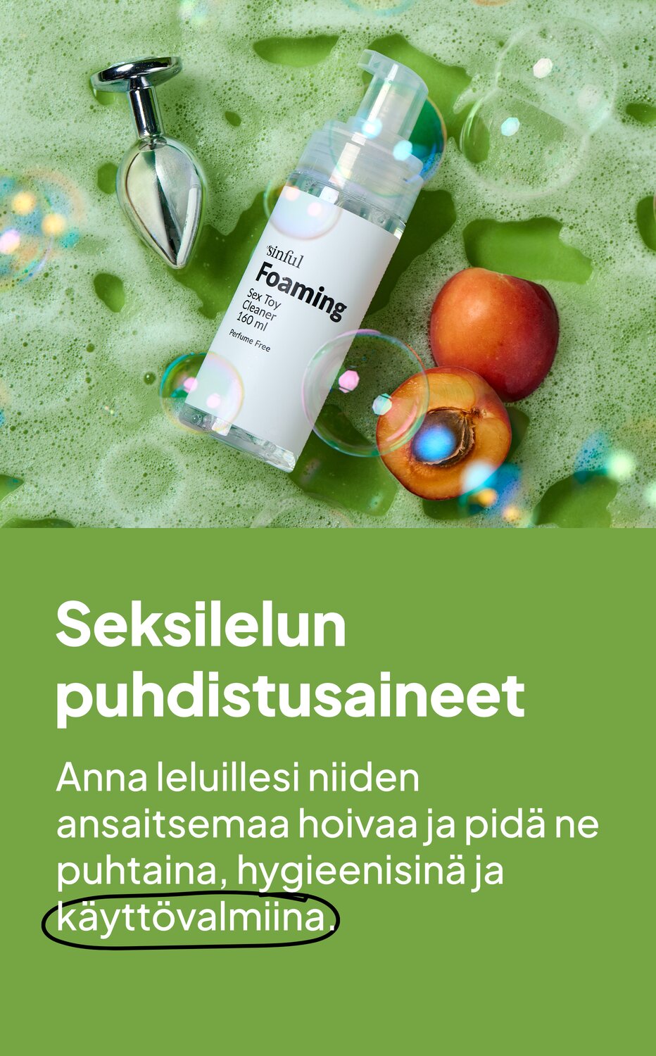 Seksilelun puhdistusaineet. Anna leluillesi niiden ansaitsemaa hoivaa ja pidä ne puhtaina, hygieenisinä ja käyttövalmiina.