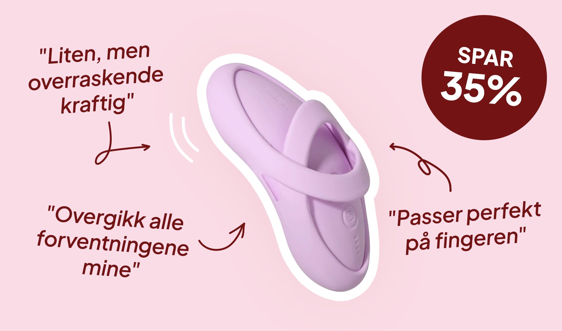 Svakom Echo 2 Fleksibel Fingervibrator