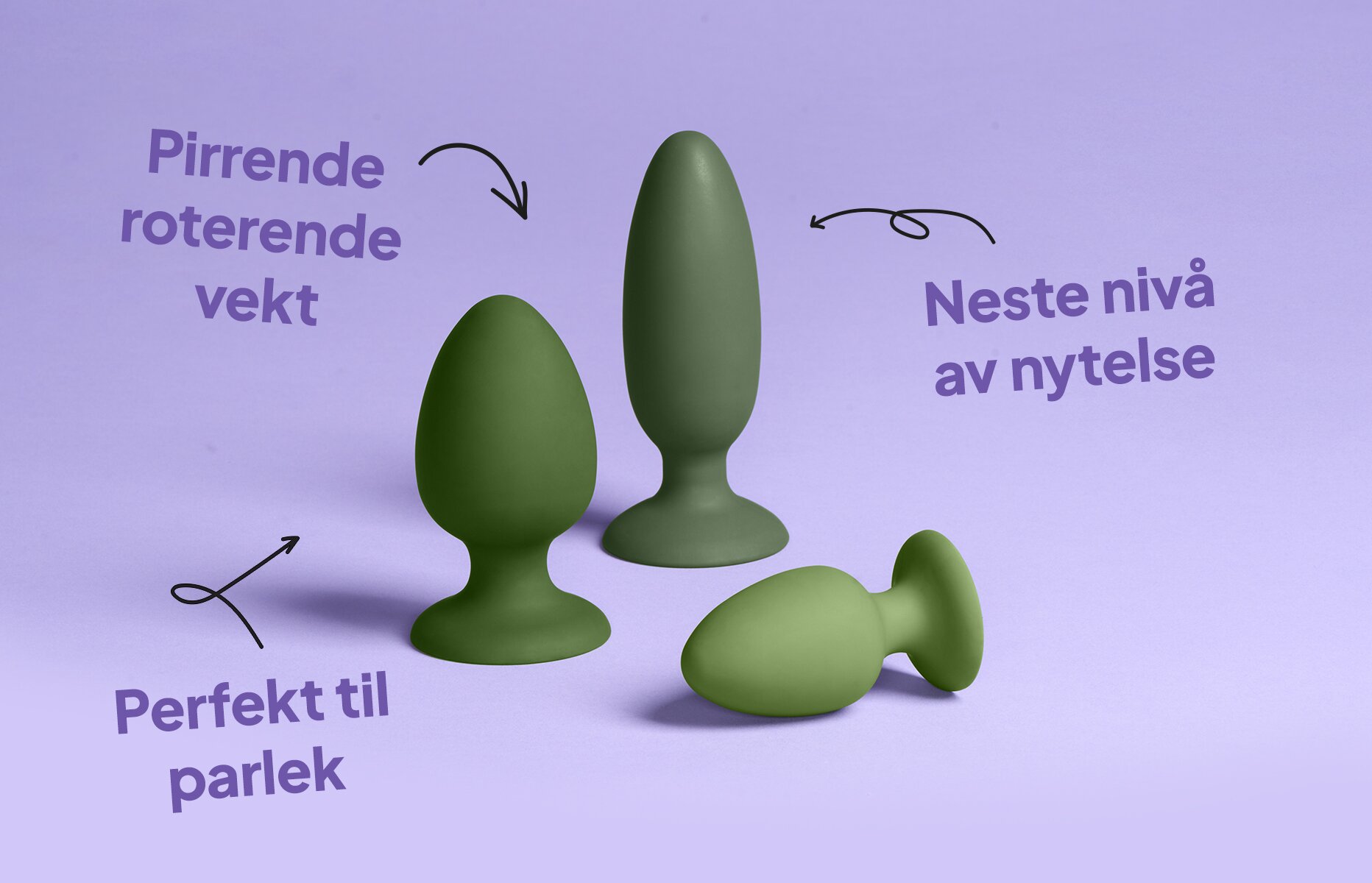 Sinful Advanced Jiggles Analpluggsett