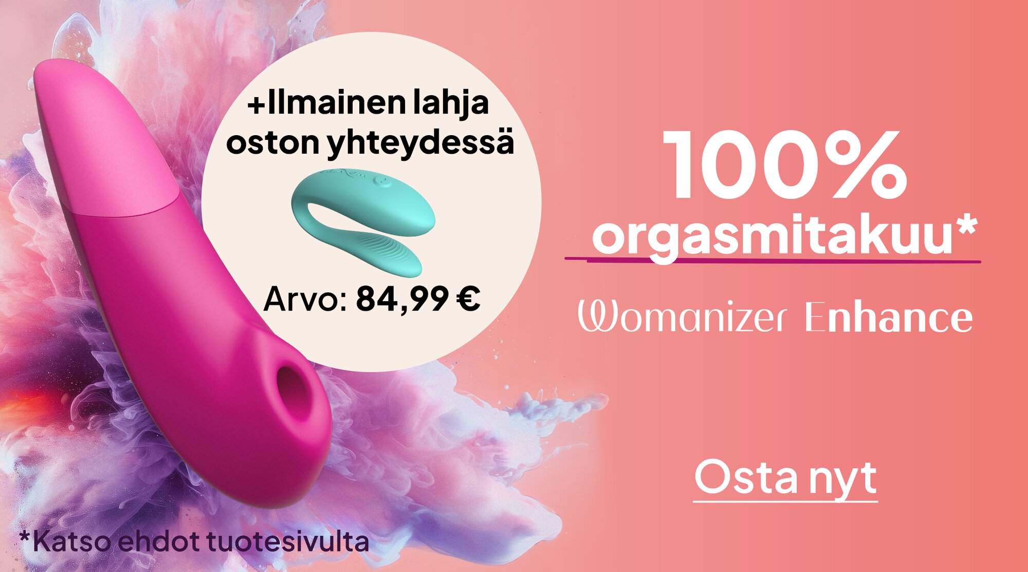 100% orgasmitakuu* - Womanizer Enhance