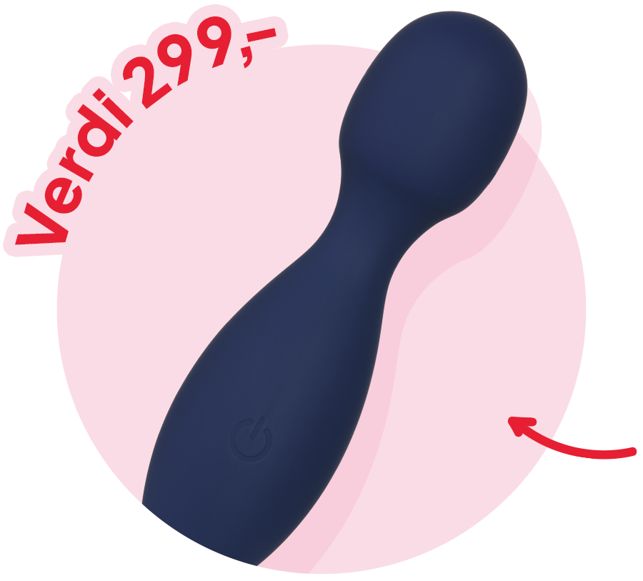 Amaysin Petite Magic Wand Oppladbar Vibrator