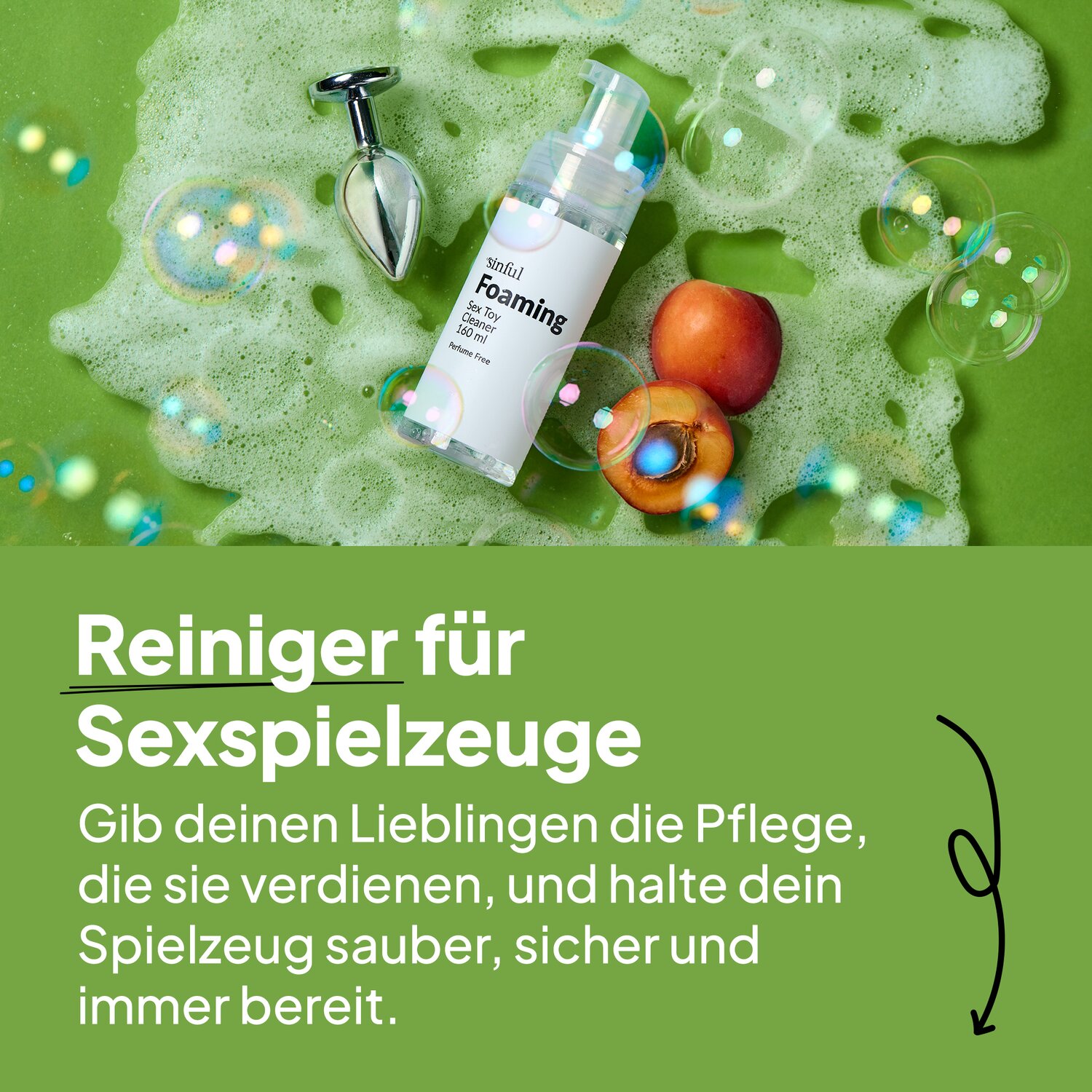 Reiniger für Sexspielzeuge. Gib deinen Lieblingen die Pflege, die sie verdienen, und halte dein Spielzeug sauber, sicher und immer bereit.