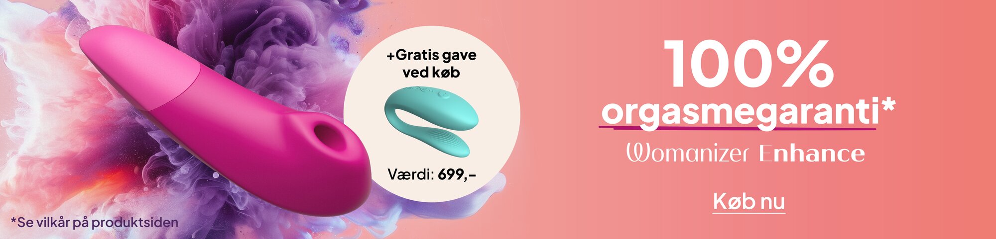 100% orgasmegaranti* - Womanizer Enhance