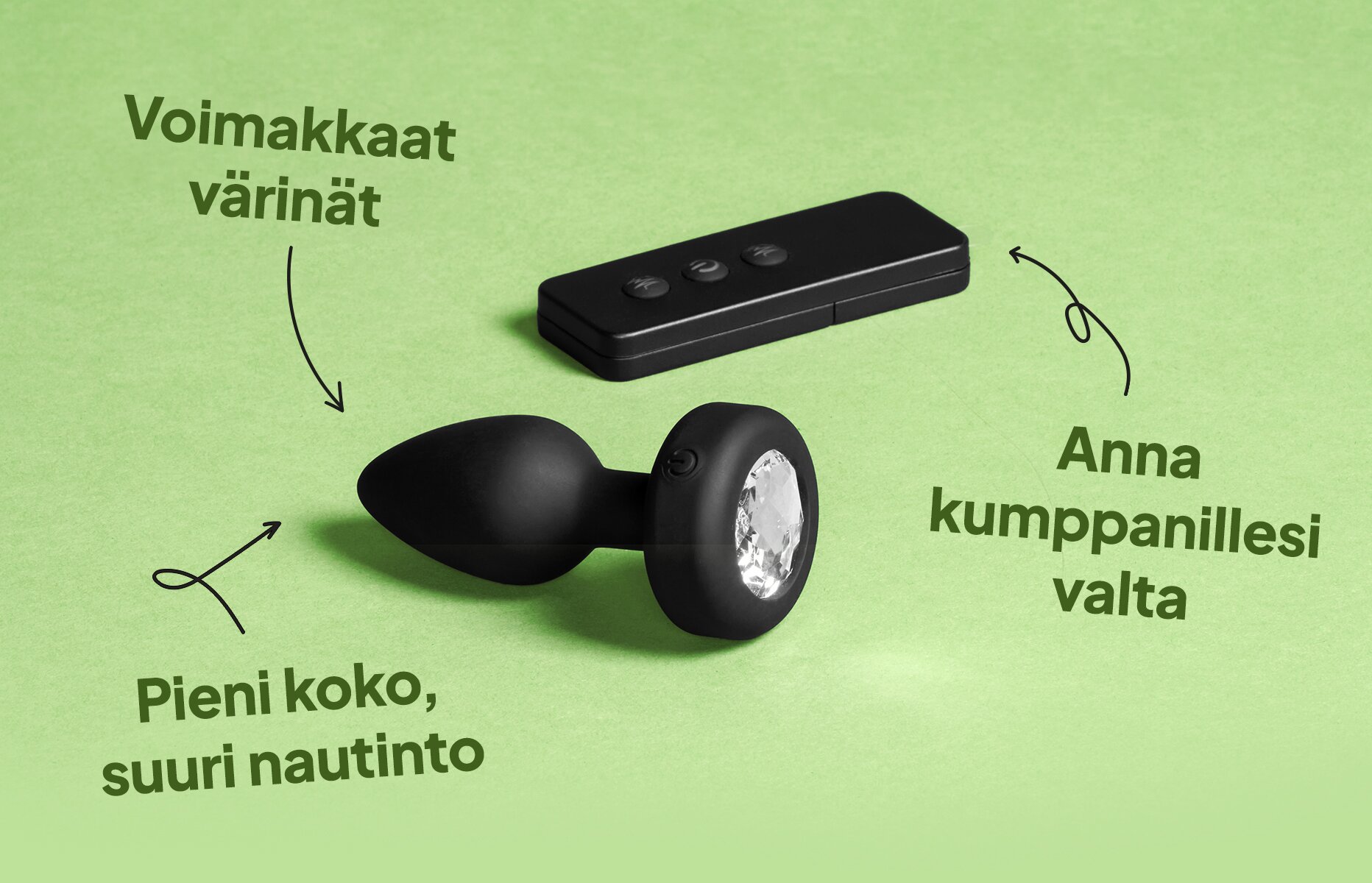 Sinful Vibrating Jewel Pieni Värisevä Anustappi