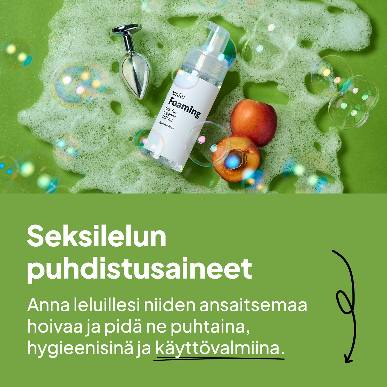 Seksilelun puhdistusaineet. Anna leluillesi niiden ansaitsemaa hoivaa ja pidä ne puhtaina, hygieenisinä ja käyttövalmiina.