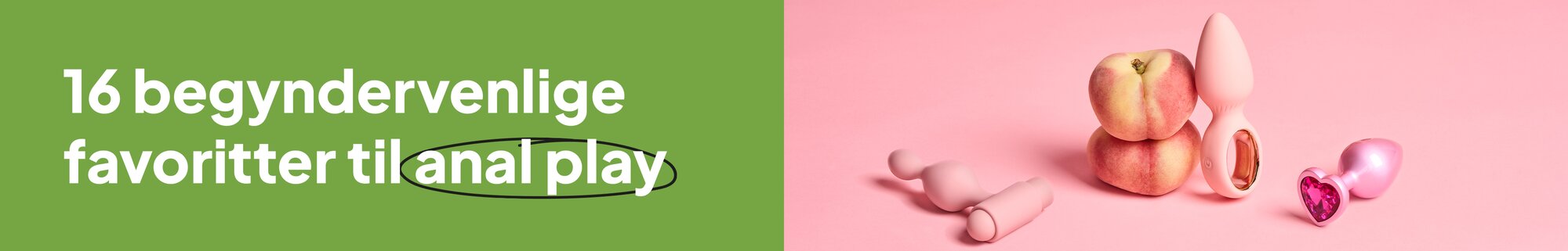 16 begyndervenlige favoritter til anal leg