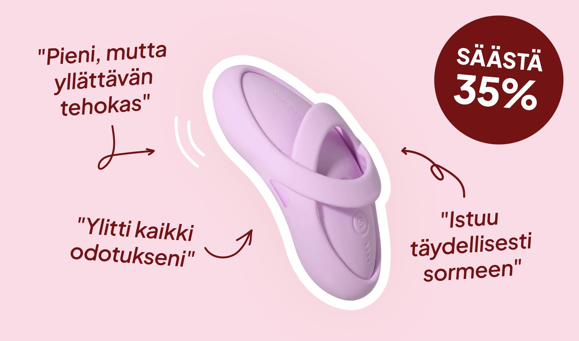 Svakom Echo 2 Taipuisa Sormivibraattori