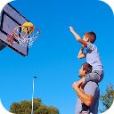 kids playing basketball
