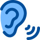 ear listening icon