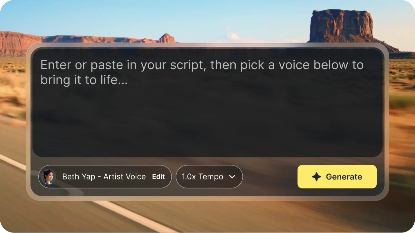voiceover ui