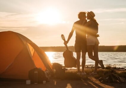 couple at the beach