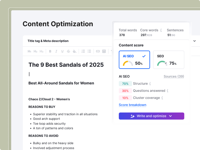 Optimize with clear direction - Illustration