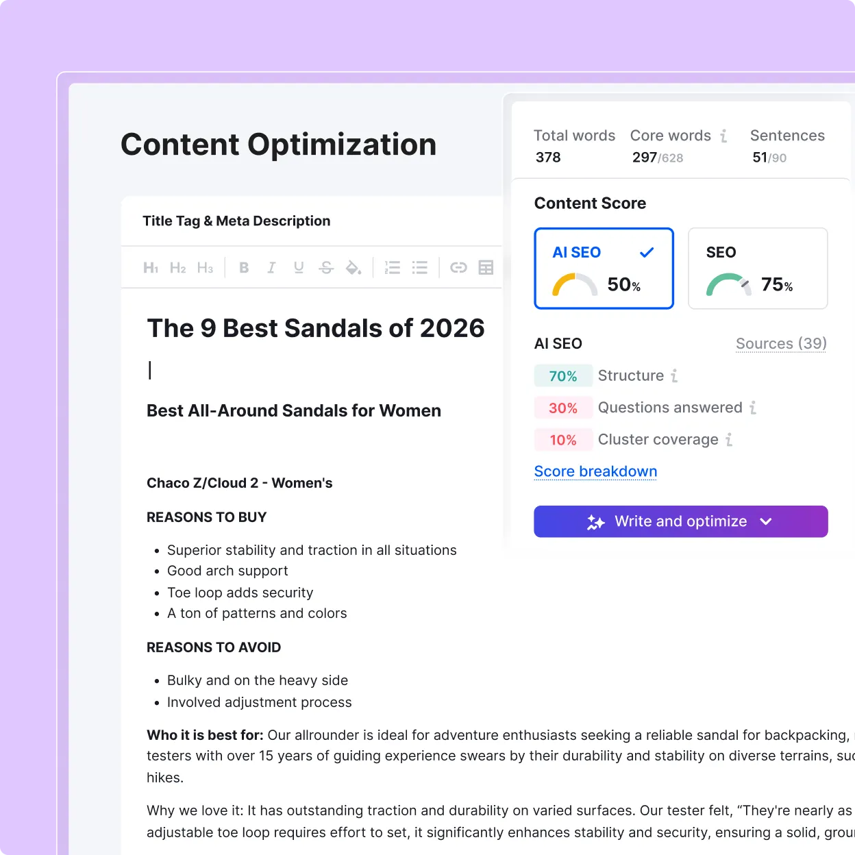 Identify what to fix and in what order - Product feature illustration