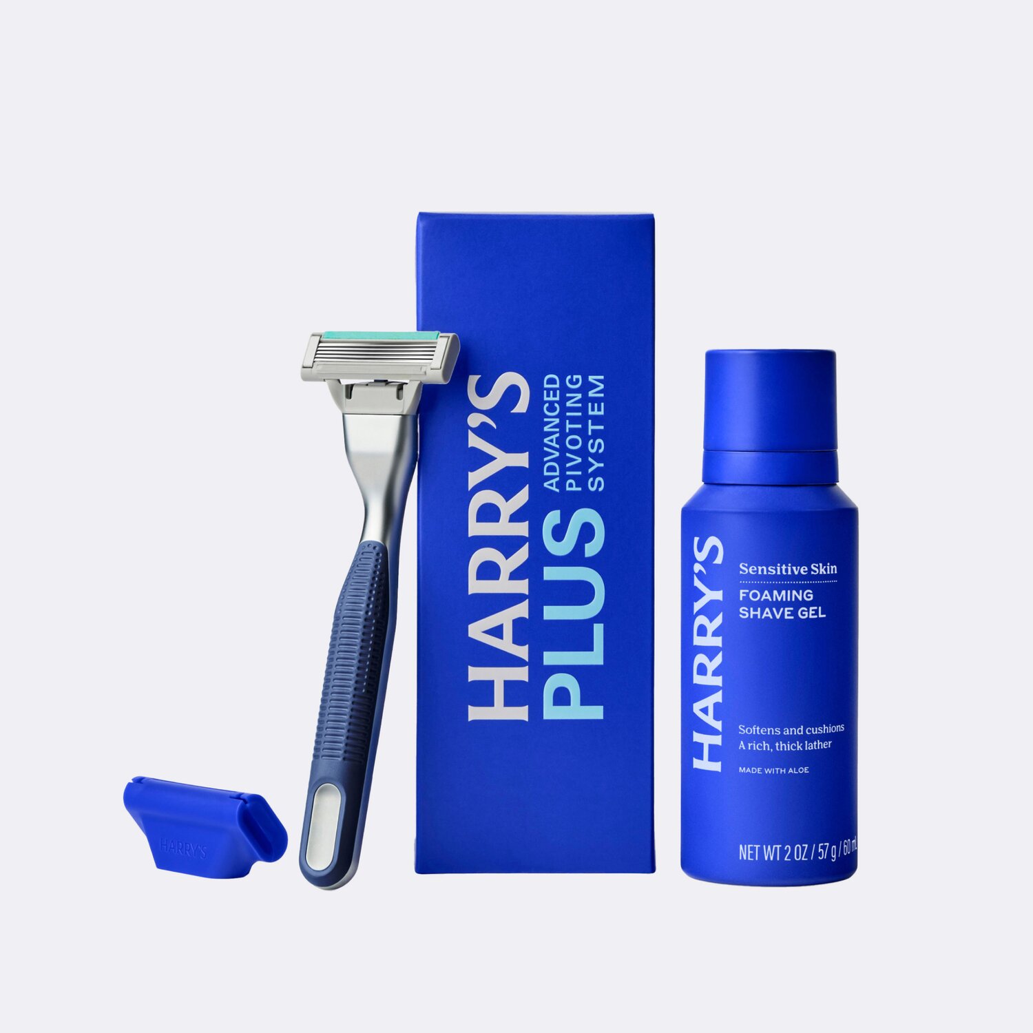Harry's Plus Starter Set in Tide blue