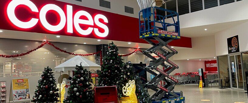 Scissor Lifts For A Retail Fitout