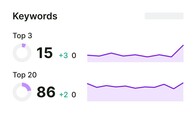 Keywords top 3 top 20 small UI v01