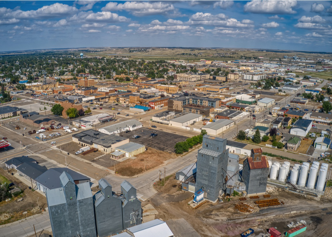  “High-angle photograph of Williams County downtown &amp; industrial districts” - Source: Jacob Boomsma // Shutterstock
