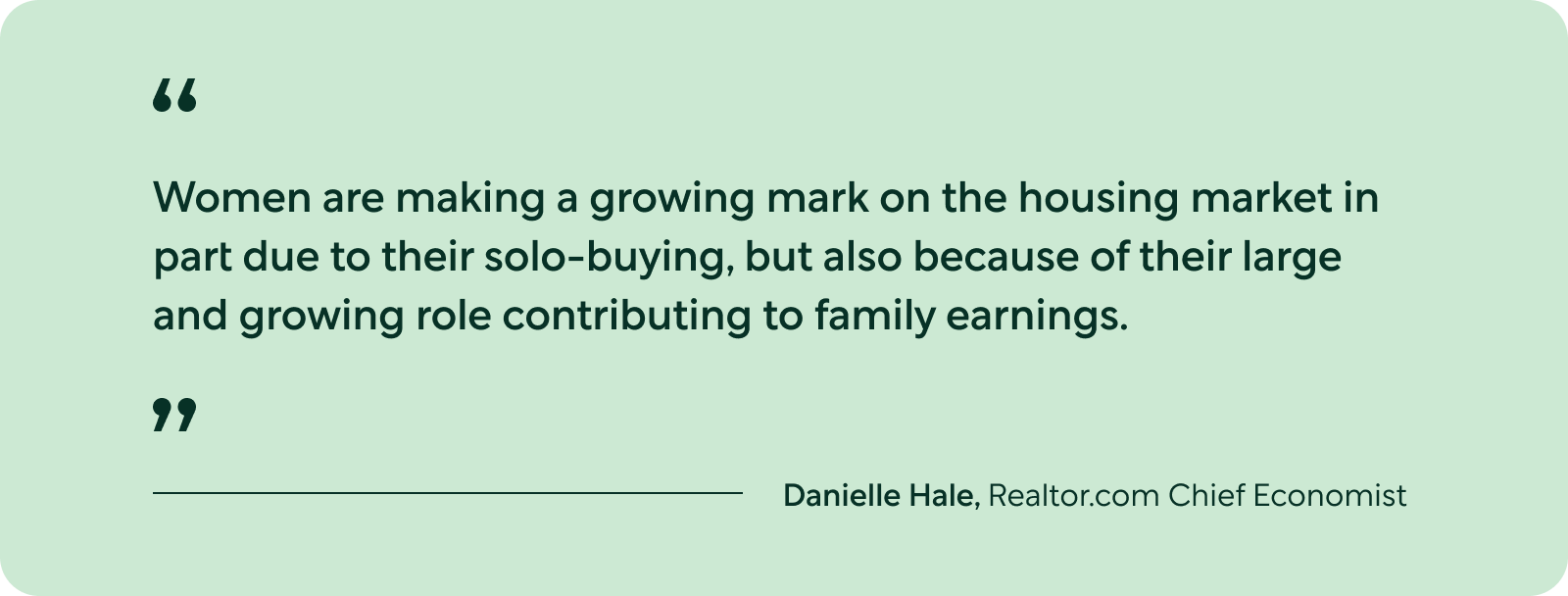 Quote by Danielle Hale, Realtor.com Chief Economist