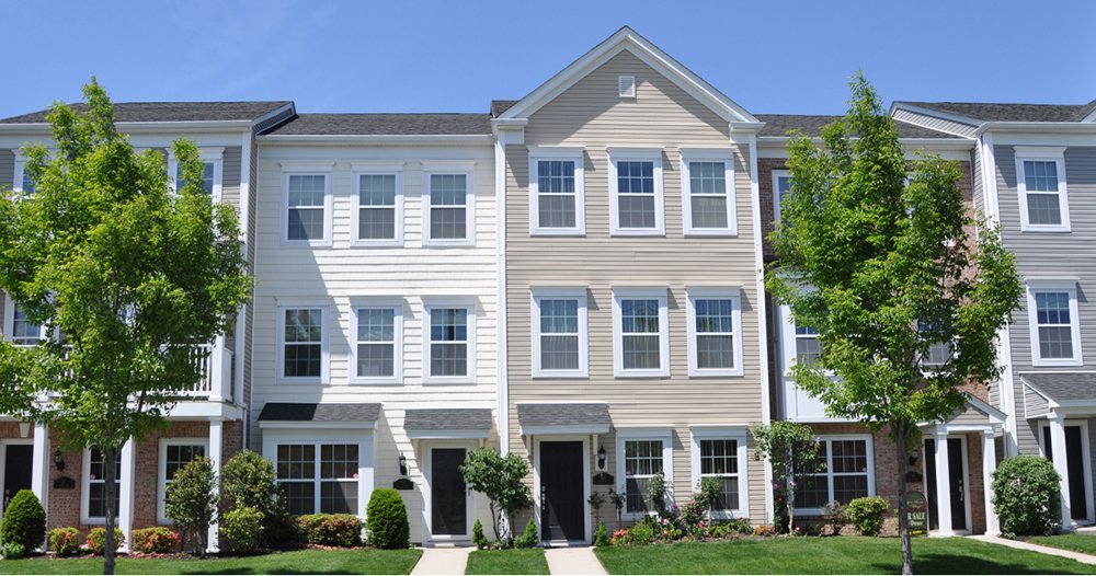 A Row of Townhouses