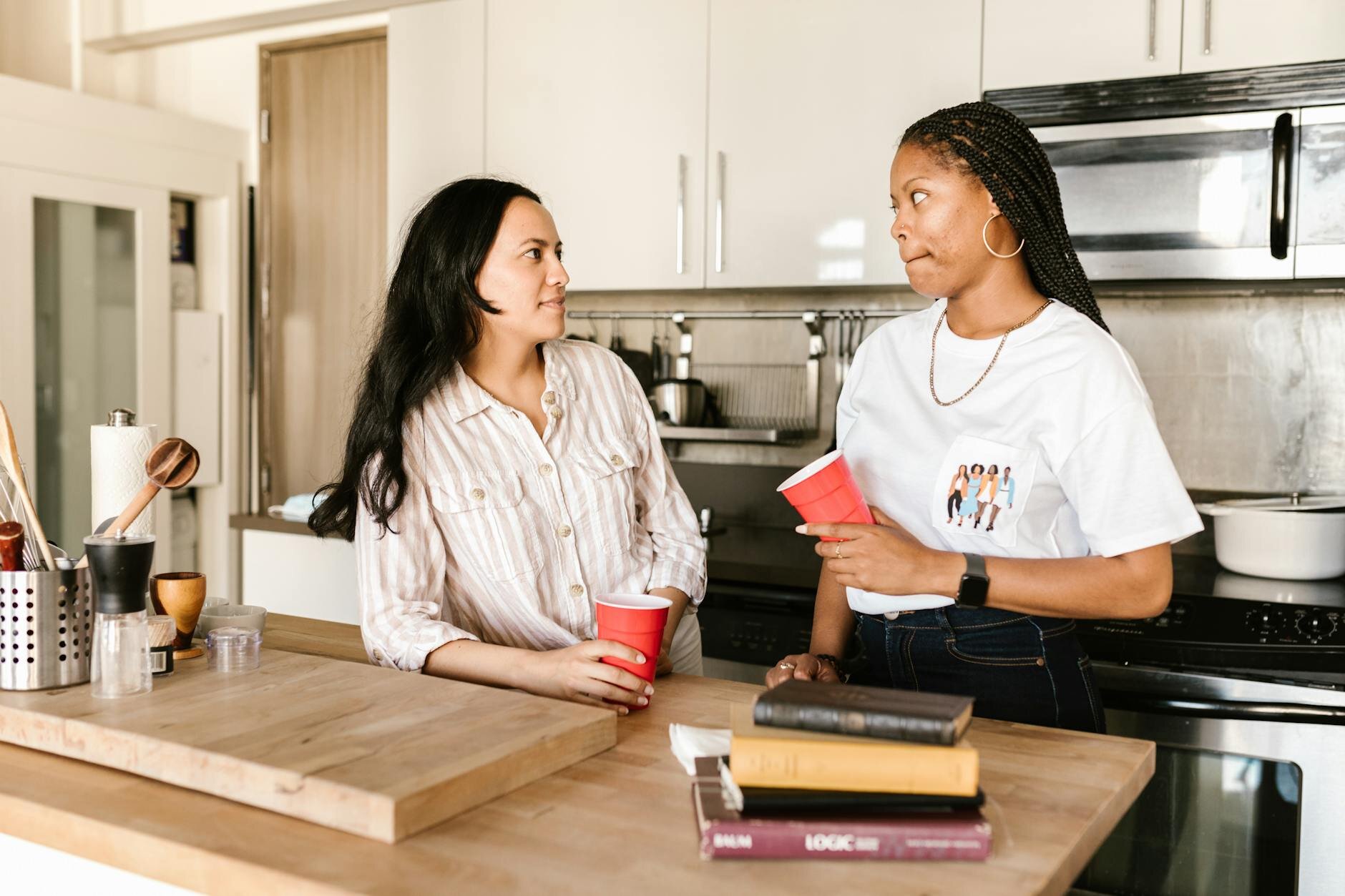 Two friends with ownership interests in a property.