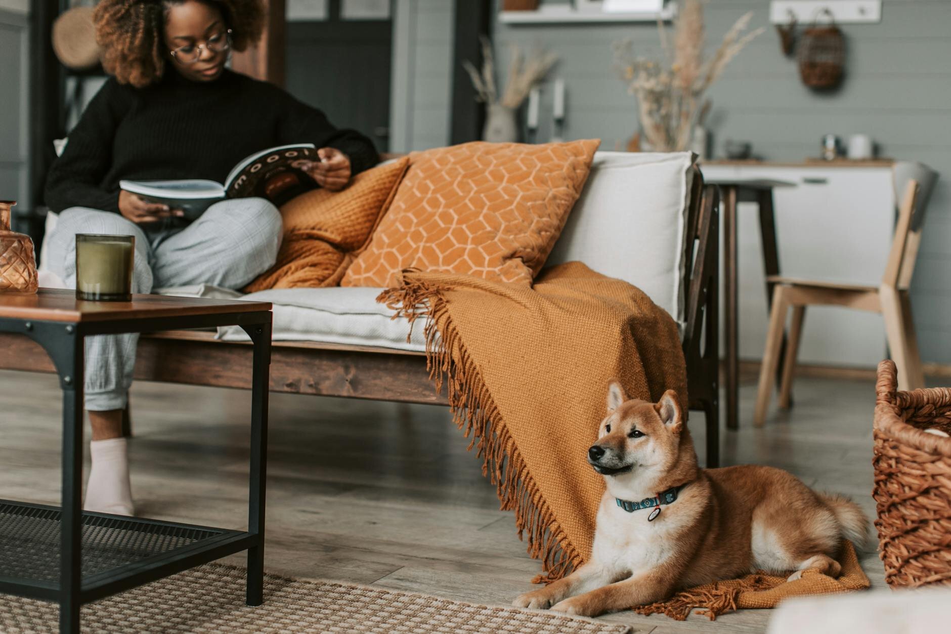 Woman in her Texas home relaxing after learning how a home equity loan works.