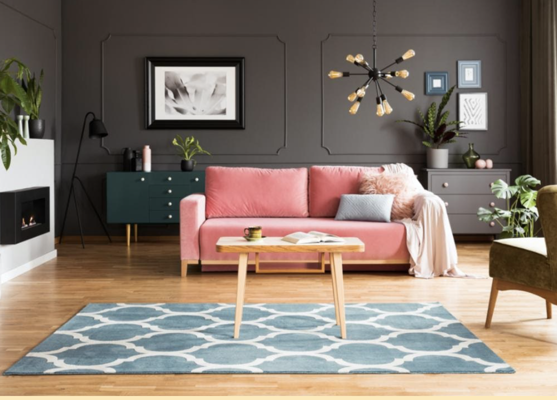 Millennial Pink and Brown Design Trend - Source: Photographee.eu, Shutterstock