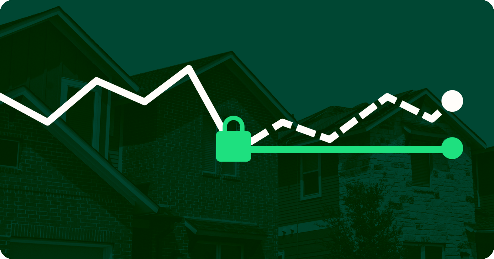 "Illustration of lock with dotted graph line