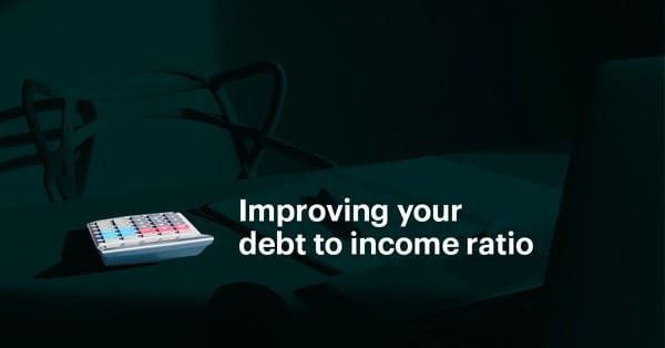 Lower Debt to Income Ratio (DTI) for a mortgage