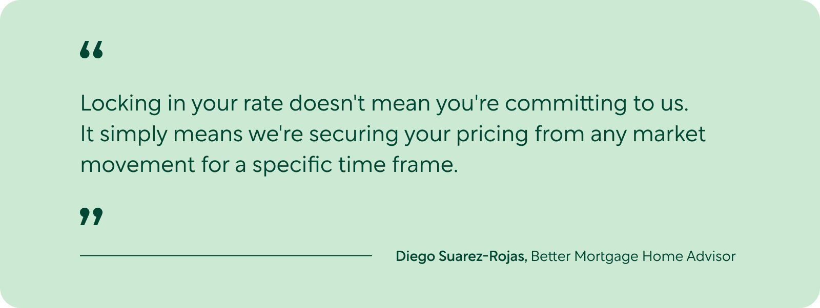 Quote from Diego Suarez-Rojas