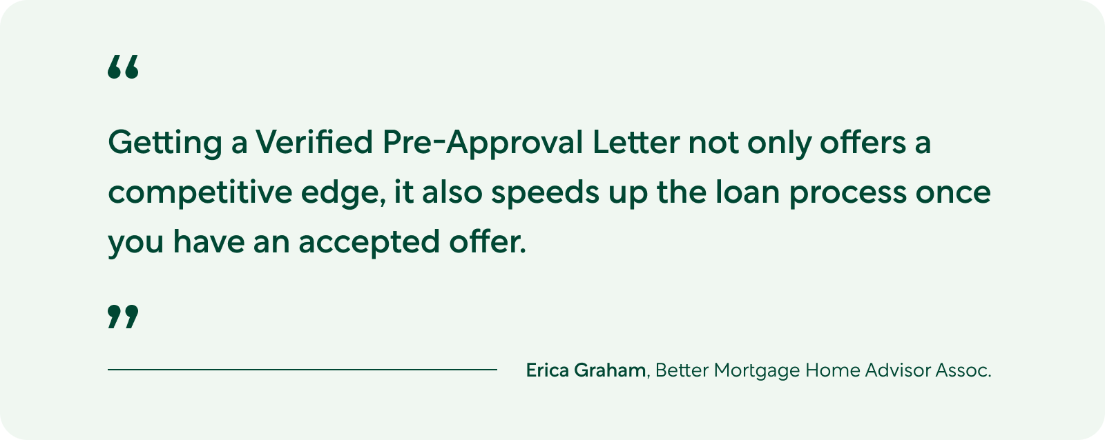 Quote from Better Mortgage Loan Consultant Associate
