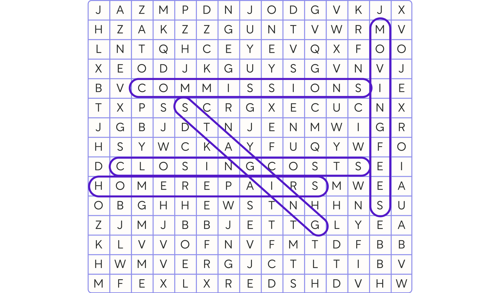 Homedle crossword puzzle answers