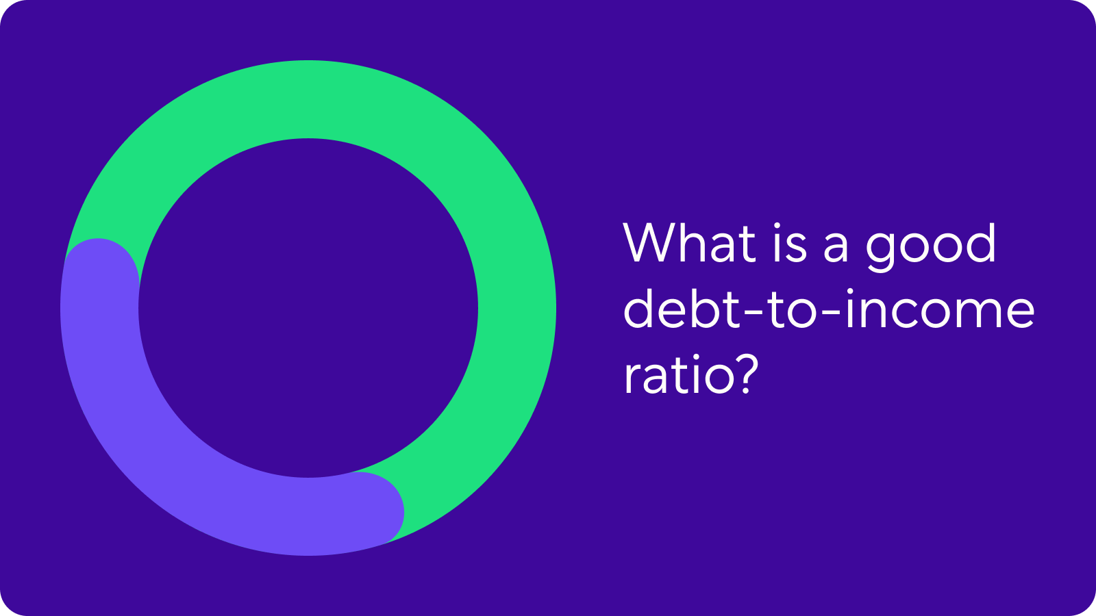 Learn about a good debt-to-income ratio for a mortgage