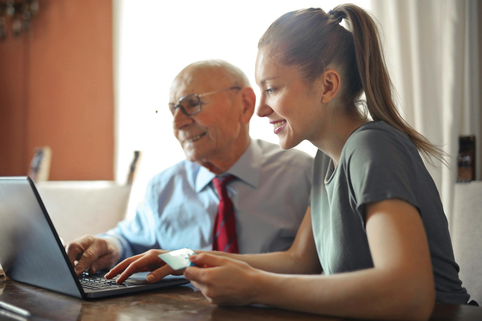 A grantor and grantee working together in a real estate transaction.