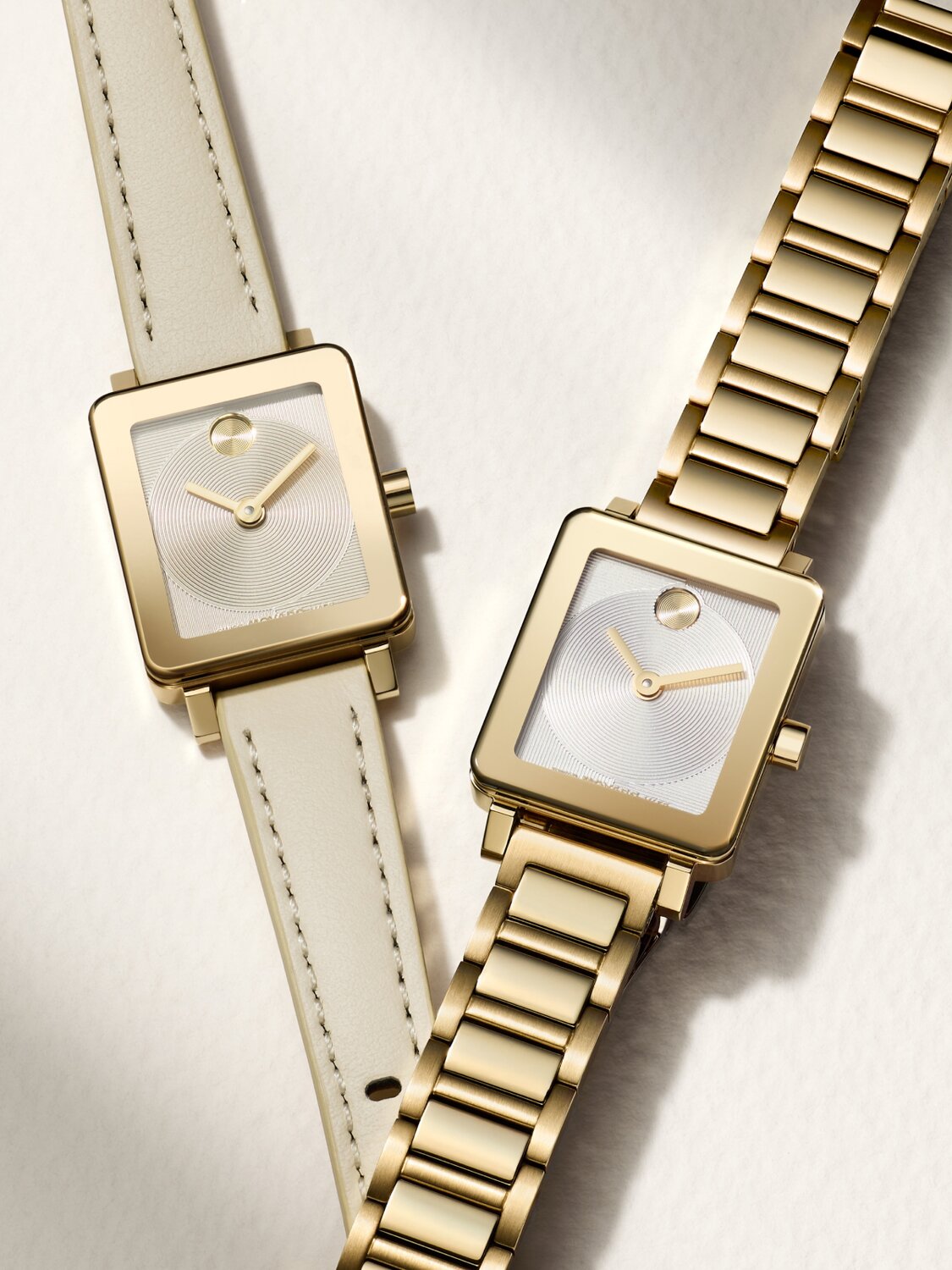 BOLD Evolution 2.0 Mini watches with square dials.