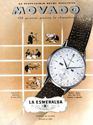 Vintage Silhouette Ad.